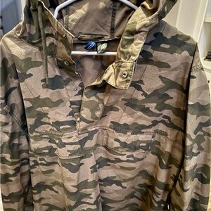 Divided Camouflage Military Jacket